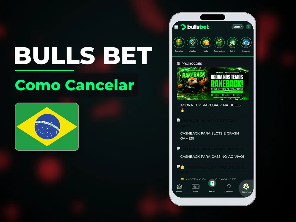 Bulls Bet - Como Cancelar