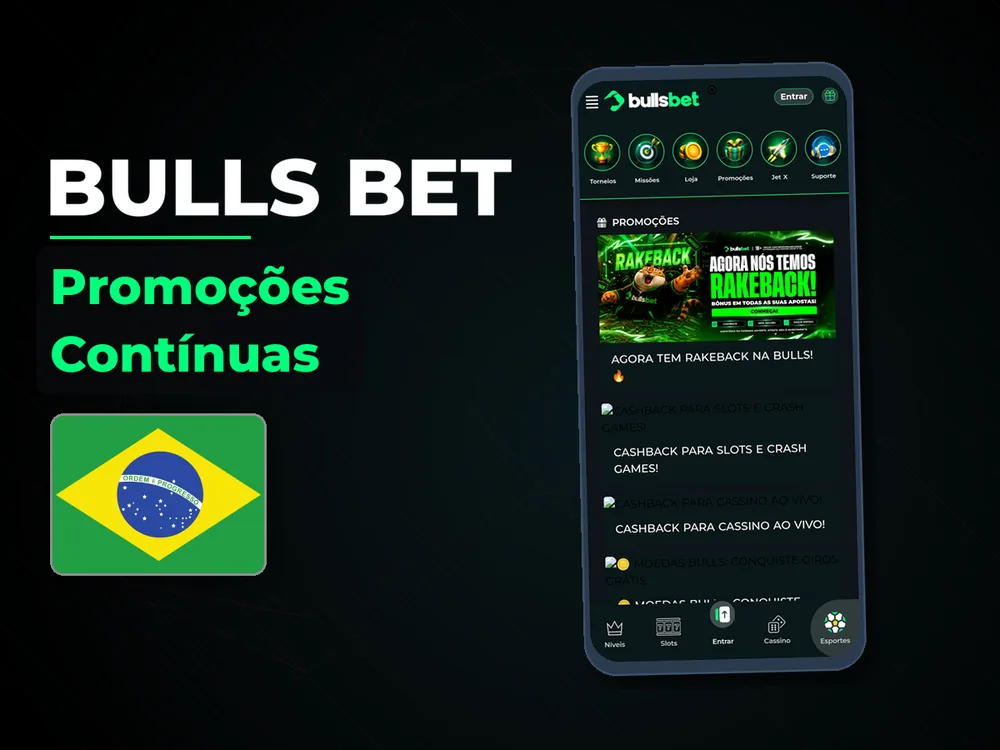 Bulls Bet - Promoções Contínuas