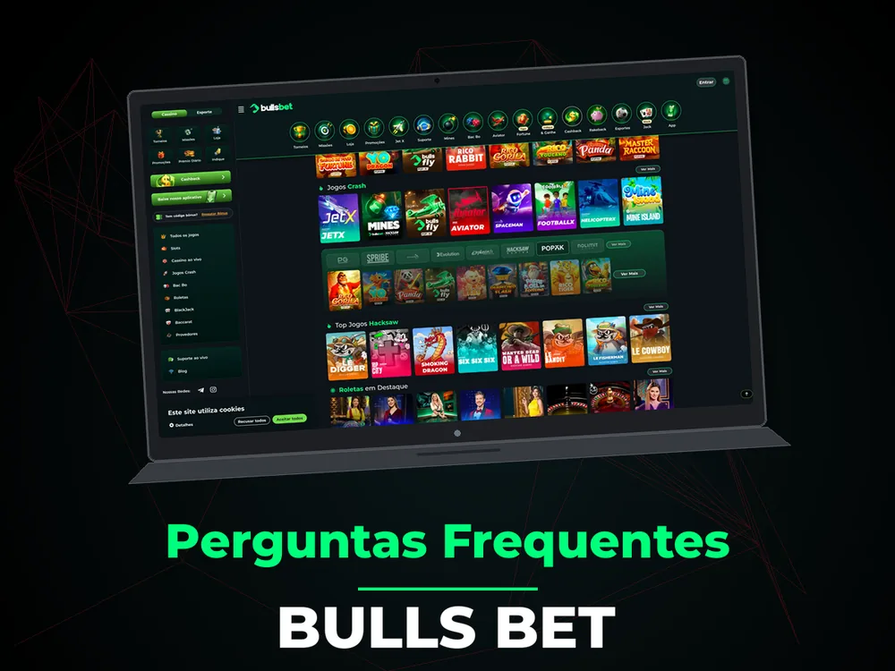 Bulls Bet - Perguntas Frequentes