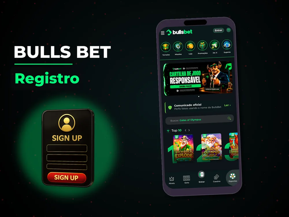 Bulls Bet - Registro