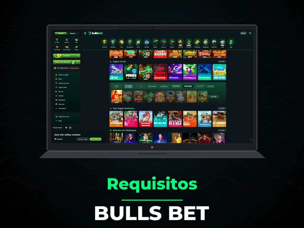 Bulls Bet - Requisitos